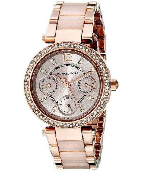 michael kors watch band for mk6110|Michael Kors mini rose dial.